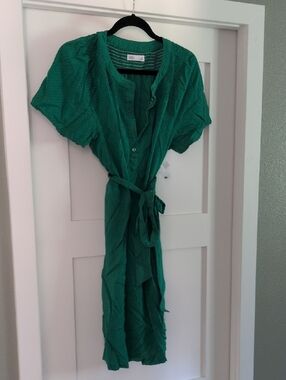croft & barrow Teal Textured Smocked Top